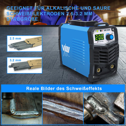 Vector Welding ARC200K MMA Schweissgerät - 200A Set