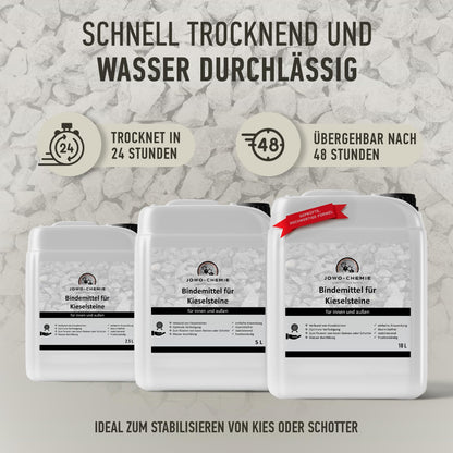 JOWO-CHEMIE Kiesbinder Kiesverfestiger Bindemittel – 10L