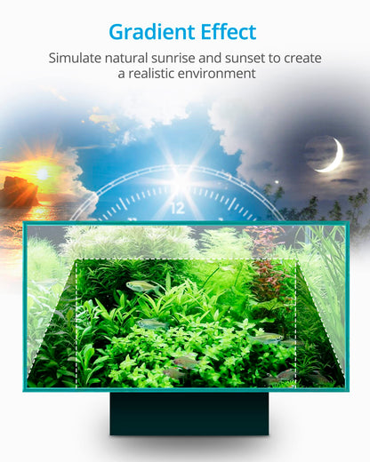 NICREW SlimLED Plants LED Aquarium Beleuchtung - Vollspektrum 90-110 cm
