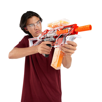 ZURU X-Shot Hyper Blaster Trace Fire mit 10.000 Kugeln