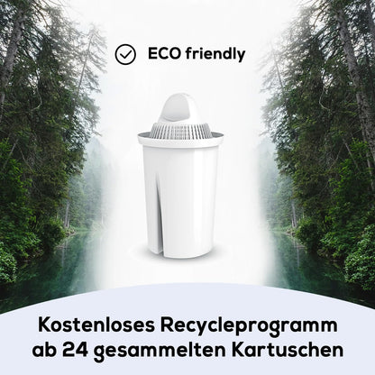 PearlCo Classic Wasserfilter Kartuschen 12er Pack für Brita Classic