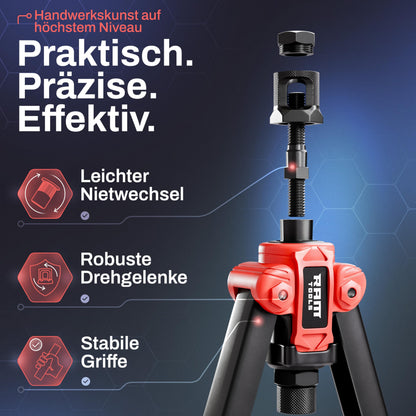 RAM TOOLS Nietmutternzangen-Set RAM-NMZ mit 70 Nietmuttern M3-M12