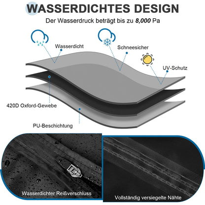 Ezilif Hängesessel Abdeckung 420D Oxford wasserdicht 230 x 200 cm