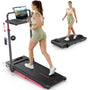 HomeTro HM5 Laufband klappbar mit Steigung, Walking Pad bis 12 km/h mit Handläufen und abnehmbarem Schreibtisch