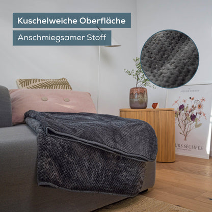 Beurer HD 65 Heizdecke, 3 Temperaturstufen, Abschaltautomatik, grau
