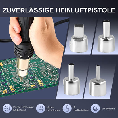 CREWORKS 2IN1 Heissluft Lötstation – SMD Entlötstation