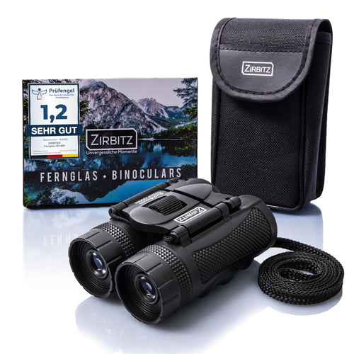 ZIRBITZ® HD Fernglas 8x25 – kompaktes Taschenfernglas