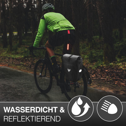 Valkental grosse wasserdichte Fahrradtasche Gepäckträger - abschliessbar