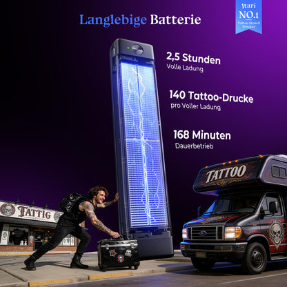 Itari A886 Tattoo Stencil Drucker Bluetooth Thermodrucker