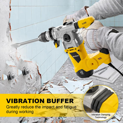 ENVENTOR SDS-Plus Bohrhammer Kombihammer - 1500W, 4 Funktionen