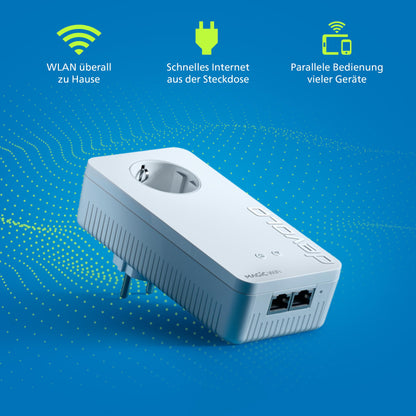 devolo Magic 2 WiFi next Powerline WLAN Erweiterung weiss
