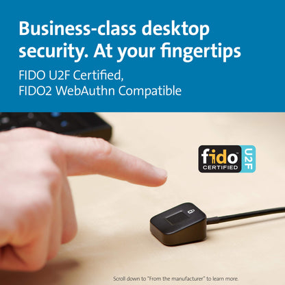 Kensington VeriMark Desktop Fingerabdruckleser - Schwarz