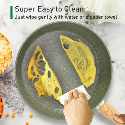 Kitchen Academy Kochgeschirr-Set Induktion 17-tlg. Grün