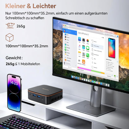 Blackview MP20 Mini PC Intel N150 - 16GB RAM 512GB Win 11 Pro