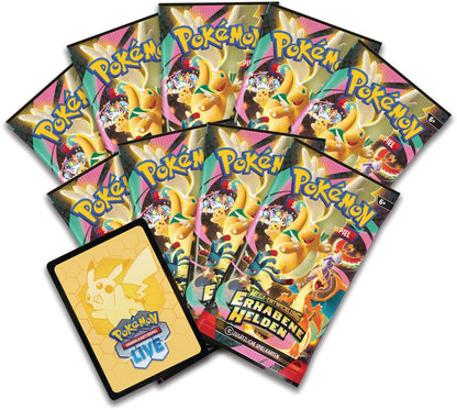 Pokémon Sammelkarten Top-Trainer-Box Mega-Entwicklung Erhabene Helden