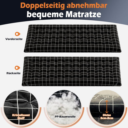 ATORPOK SHOP Campingbett Feldbett klappbar - Schwarz