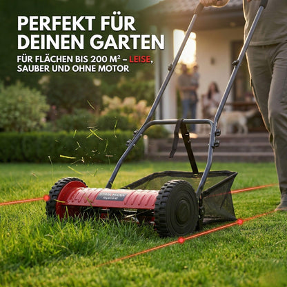 STAHLMANN Spindelmäher RoyalCut Handrasenmäher 40 cm Schnittbreite