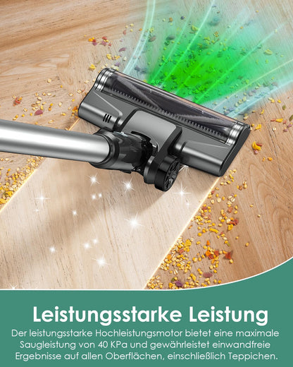 VersLife S7 Pro Akku-Stabstaubsauger kabellos, 500 W, LED-Display
