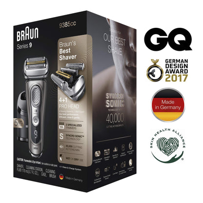 Braun Series 9 9385cc Premium Herrenrasierer - Grafit