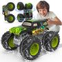 PENGBU RC Monstertruck 1:16, ferngesteuertes Amphibienfahrzeug mit LED-Licht und Graffiti-Design