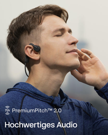 SHOKZ OpenMove Knochenleitungs-Kopfhörer Bluetooth 5.1 Grau