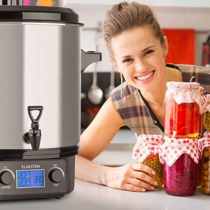 Klarstein Biggie Digital elektrischer Einkochvollautomat 27L