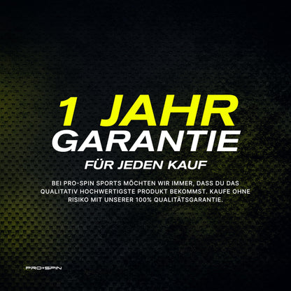 PRO-SPIN Tischtennisschläger Carbon ITTF-zugelassen, Blau, 2er-Pack