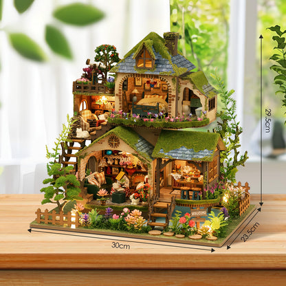 Cuteefun DIY Miniatur Haus Puppenhaus - Abenteuer Wald