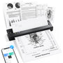 TATTMUSE Thermodrucker A28U, mobiler Bluetooth-Drucker für A4, A5 und B5