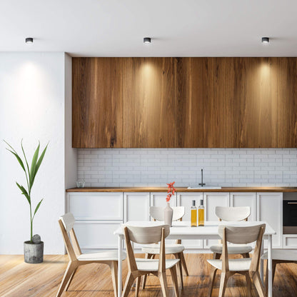 linovum SMOL LED Aufbauspot – 6er Set schwarz flach schwenkbar