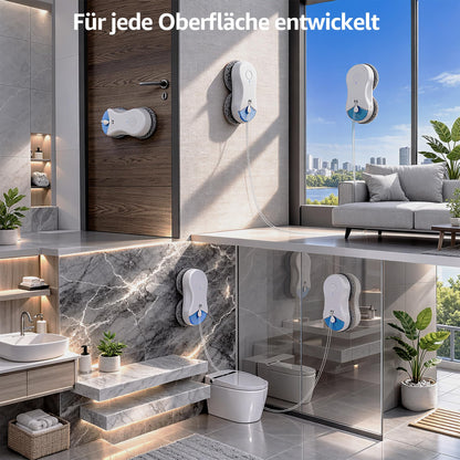 HUTT S55 Pro Fensterputzroboter mit 6500 Pa Saugkraft und SLAM 4.0