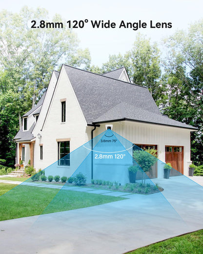 Jennov Überwachungskamera Set 10" Monitor Wireless NVR 2x 5MP Aussen