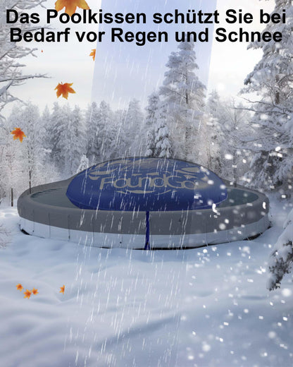 FoundGo Poolkissen Winter Überwinterungskissen XXL Ø4m – 0.4mm
