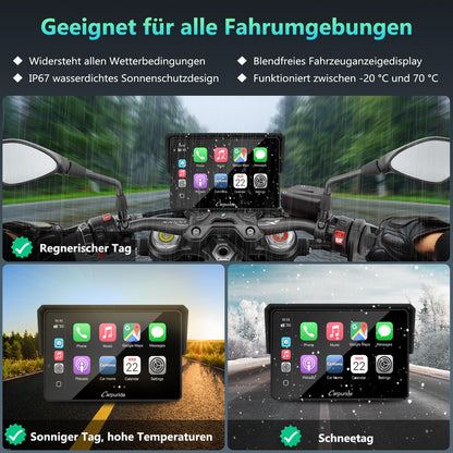 CARPURIDE W502BS Pro BMW Motorrad Navi CarPlay AA