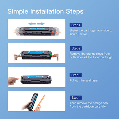 GPC IMAGE 205A Toner Set 4er-Pack kompatibel für HP Color LaserJet
