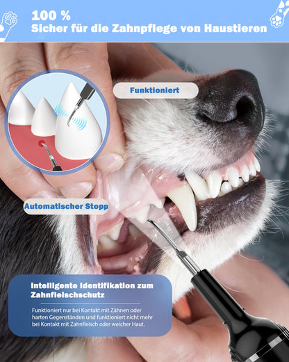 Stim-U-Dent Ultraschall-Zahnreinigungsset für Hunde mit LED-Licht