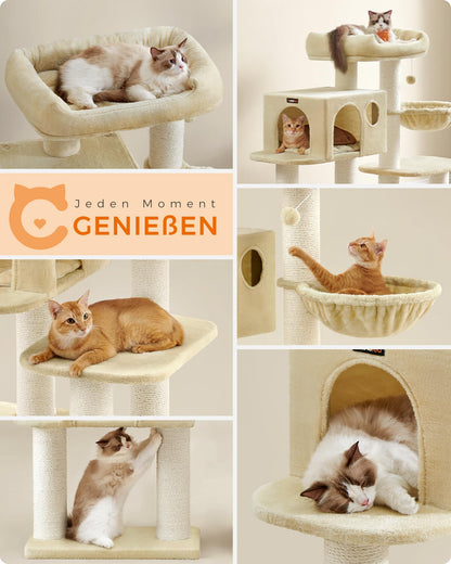 Feandrea Kratzbaum Grosse Katzen XXL - Beige PCT01M