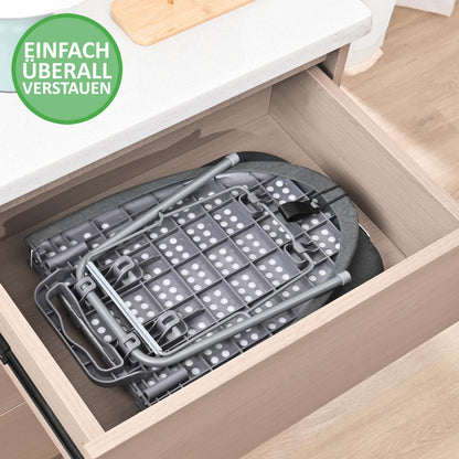 SimplySmooth Tischbügelbrett klappbar mit Bügeleisenablage 77x30 cm
