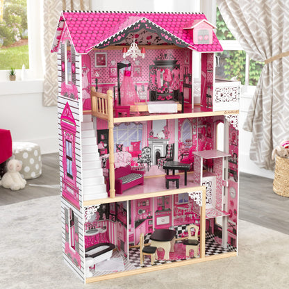 KidKraft Amelia Puppenhaus aus Holz – Möbel & Zubehör