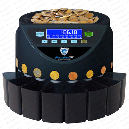 Securina24 SR1200LC Münzzähler/-sortierer - Schwarz
