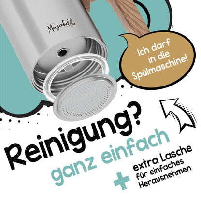 Morgenheld STYLE Espressokocher Edelstahl 6 Tassen Induktion
