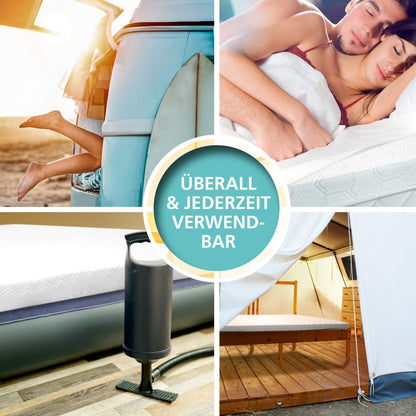 WENDRE Kaltschaum Matratzentopper 180x200cm - Fest, 7cm