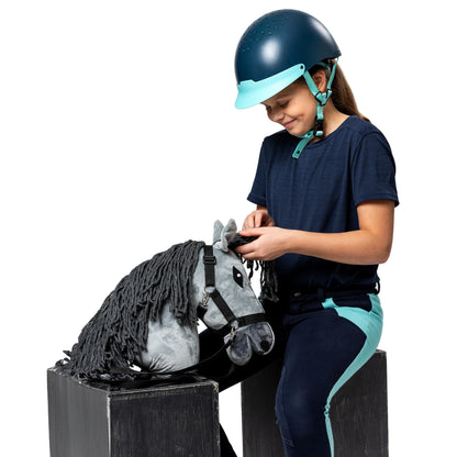 SKIPPI Hobby Horse A3 Steckenpferd Grau im Set