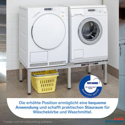 Weise MARA 2 Waschmaschinen Doppel-Unterbau 50 cm mit Auszug