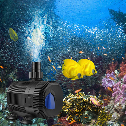 YAOBLUESEA Eco Teichpumpe 2300 l/h 35 W Filterpumpe Bachlaufpumpe
