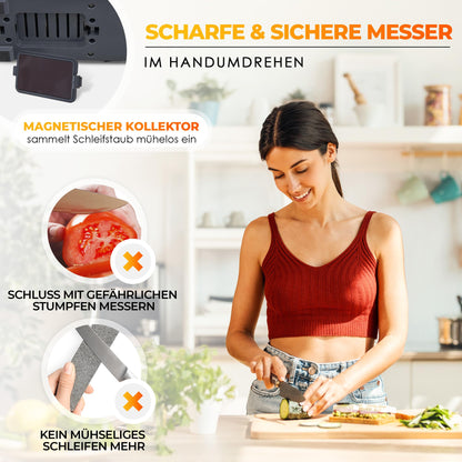 AUSTEIN® TG2202 Elektrischer Diamant Messerschärfer 3 Phasen 20°