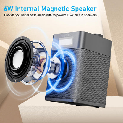 Mycket DAB/DAB+ Radio, tragbares UKW Digitalradio mit Bluetooth