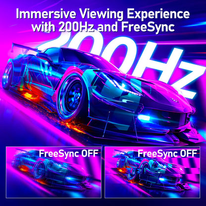Gawfolk 24,5 Zoll 200 Hz Gaming Monitor - Full HD 1080p
