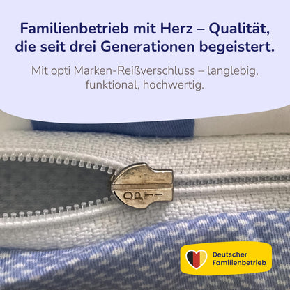 Träumschön Biber Bettwäsche Set - 135x200 Grün Blumen Ranken