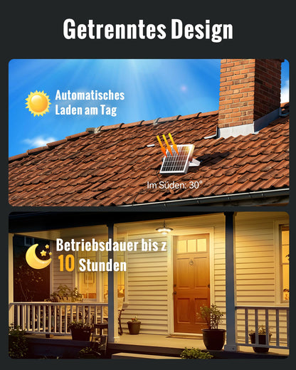 FabStyl Solar Hängeleuchte FSP3 mit Bewegungsmelder, 4000 lm
